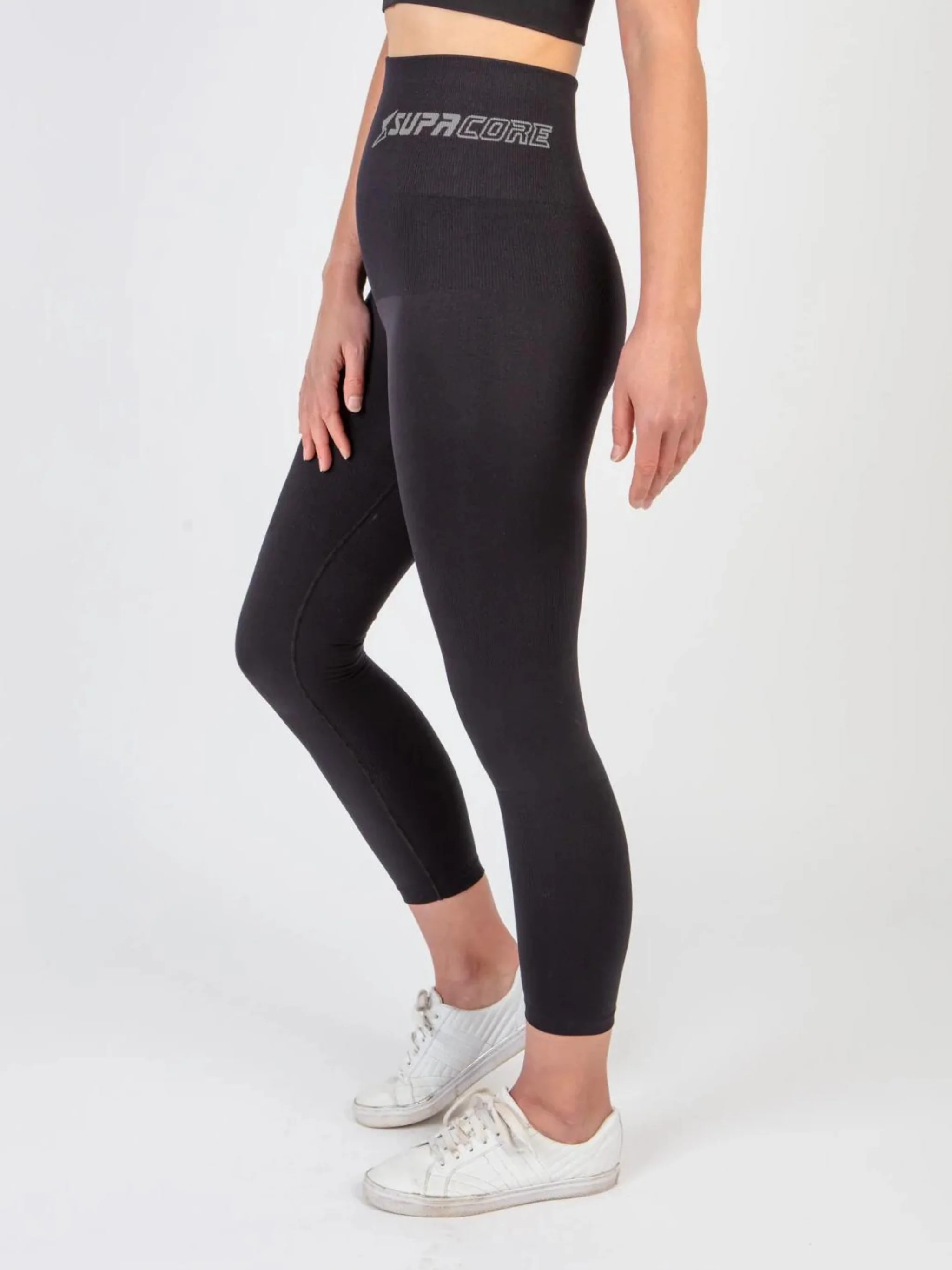 Patented Charlotte CORETECH® Recovery / POSTPARTUM 7/8 Leggings with Pocket - Image 4